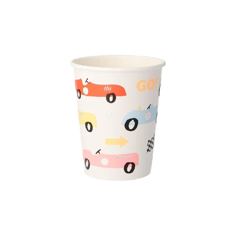 Race Car Party Cups, Pack of 8