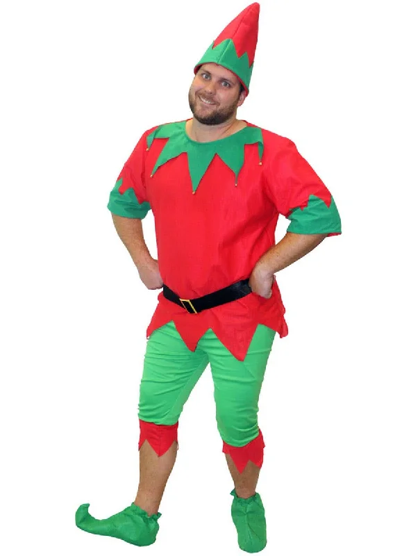 Aussie Christmas Elf Mens Dress Up Costume