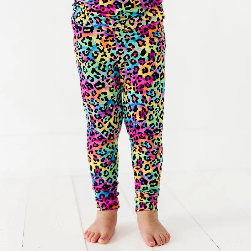 Roarin' Rainbow Two-Piece Pajama Set