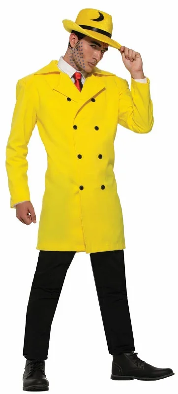 40s Mens Bright Yellow Zoot Suit Jacket Costume