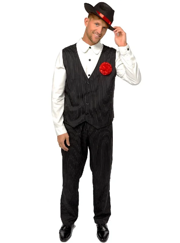 Mob Boss Gangster Mens 1920s Costume