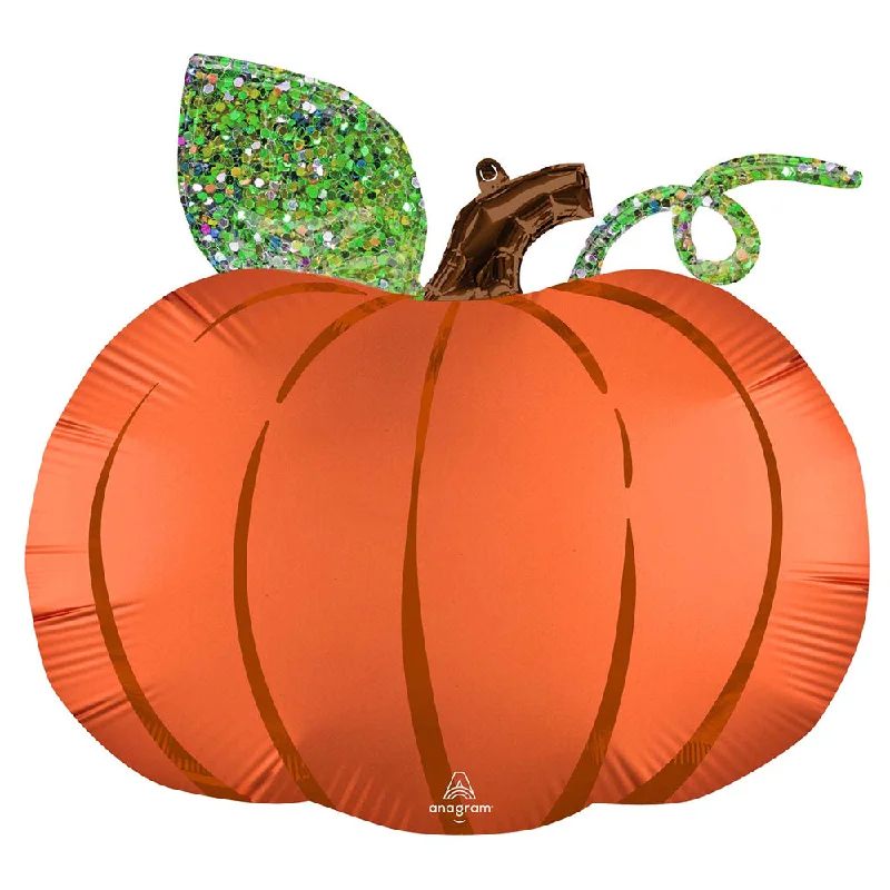 Pumpkin Satin Finish Foil Balloon - 25