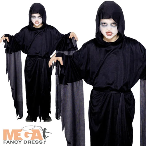 Screamer Ghost Robe Horror Fancy Dress