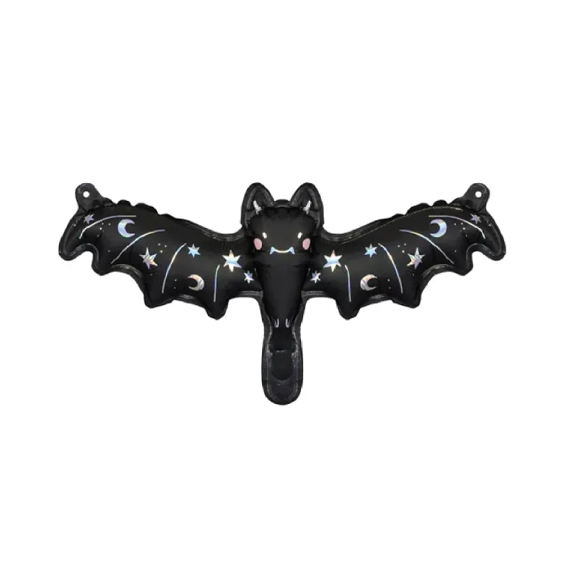 Small Halloween Black Bat Balloon 14in