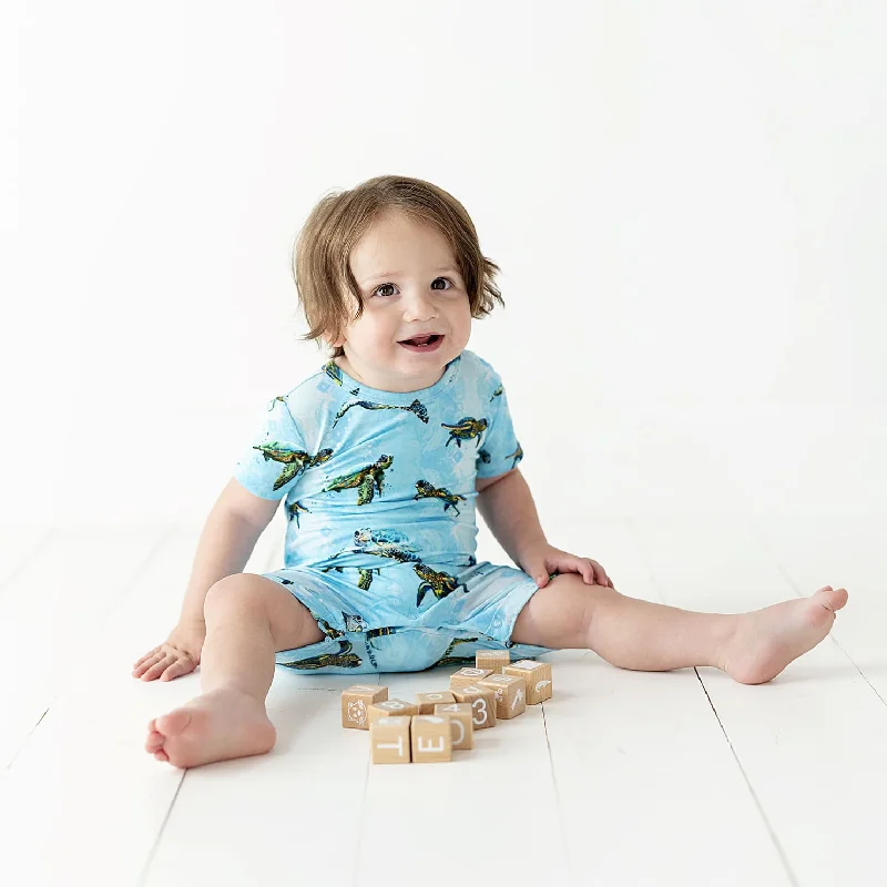 Turtley Awesome Shortie Romper