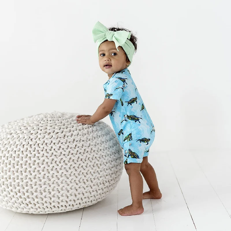 Turtley Awesome Shortie Romper