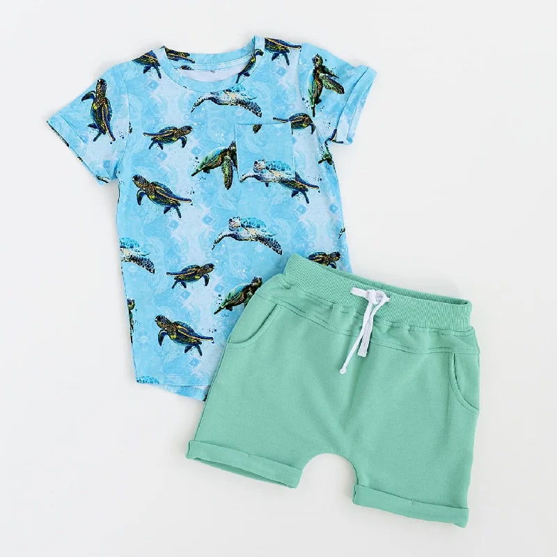 Turtley Awesome T-shirt & Shorts Set