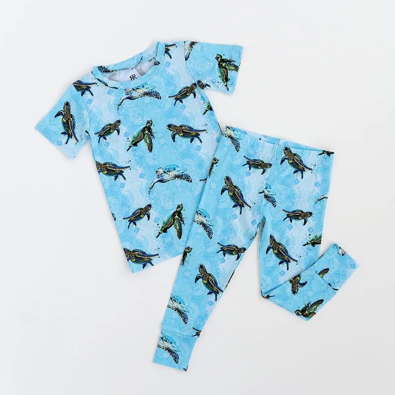 Turtley Awesome Two-Piece Pajama Set