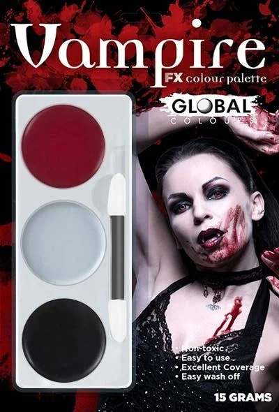 3 Colour Halloween Special Effects Vampire Makeup Kit