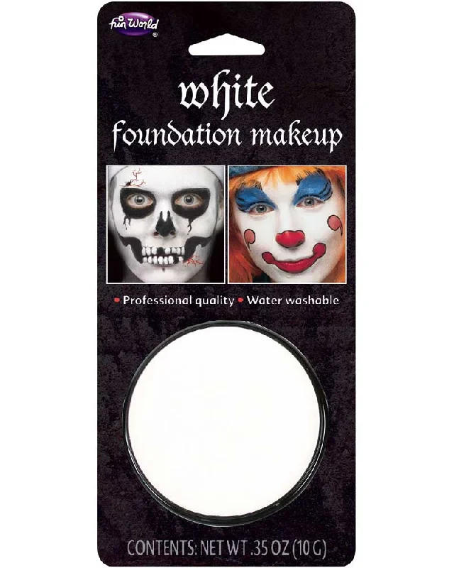 Halloween White Foundation Makeup