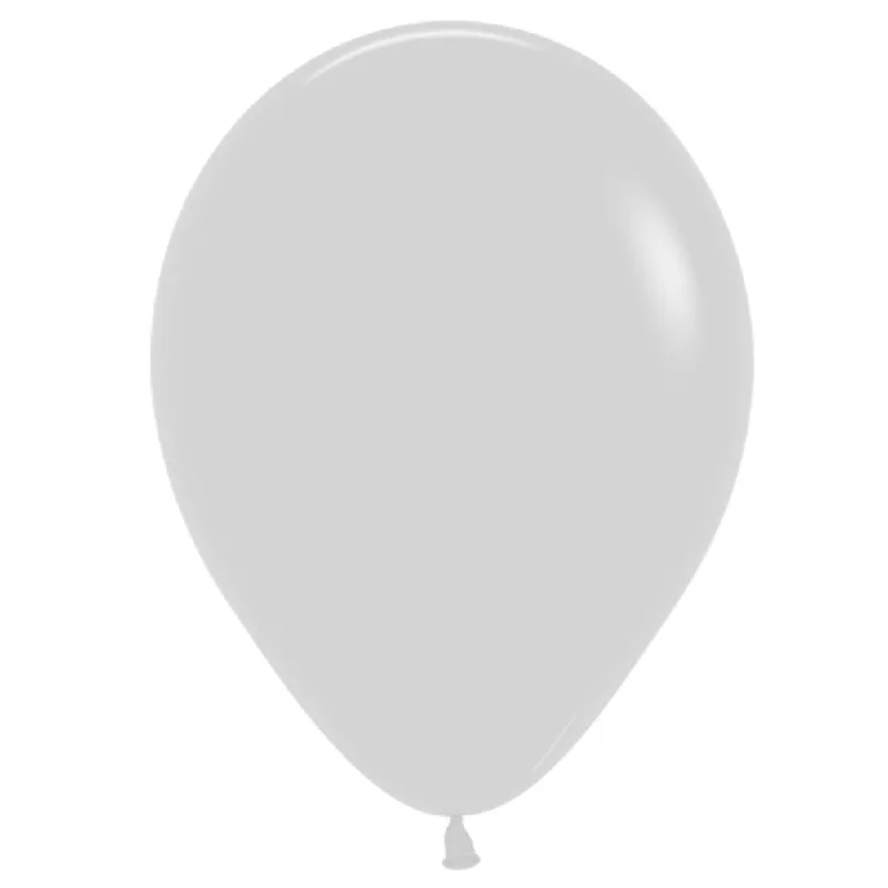 White Latex Balloons - 12