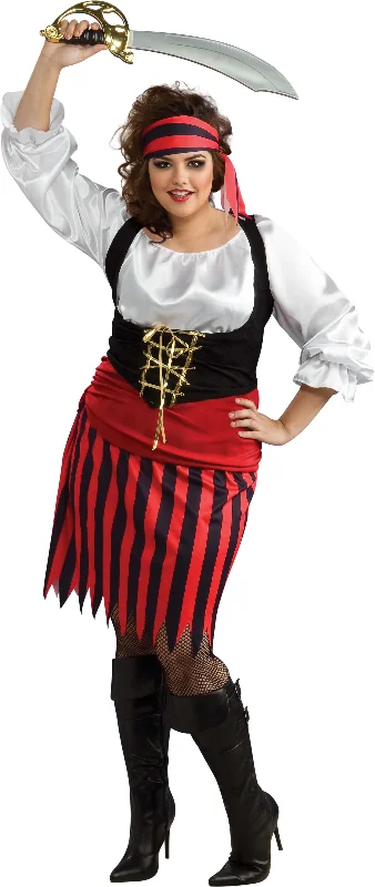 Womens Pirate Girl Plus Costume