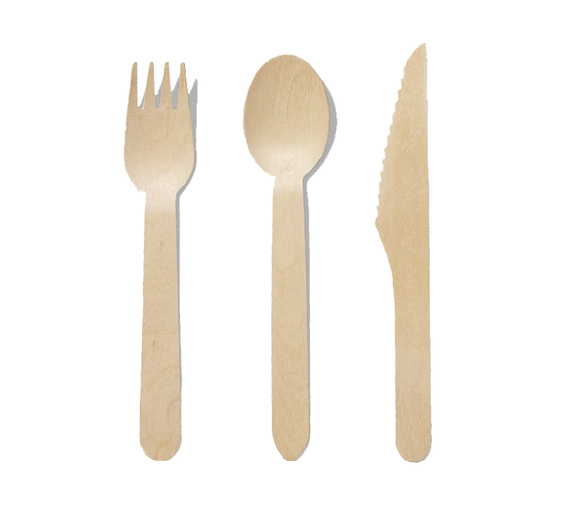 Wooden Cutlery Set (30 per pack)