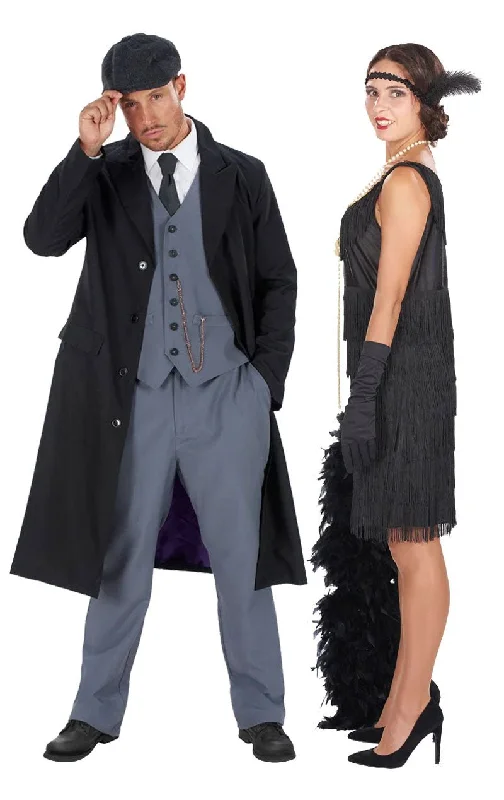 1920s Gangster & Black Flapper Couples Costume