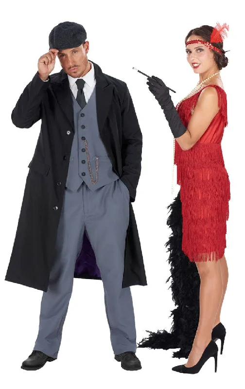 20s Gangster & Red Flapper Couples Costume