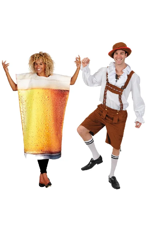 Beer & Bavarian Man Couples Costume