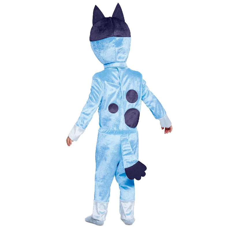 Bluey Classic Costume for Toddlers, Blue Jumpsuit