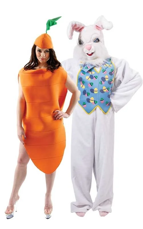 Easter Rabbit & Carrot Couples Costume