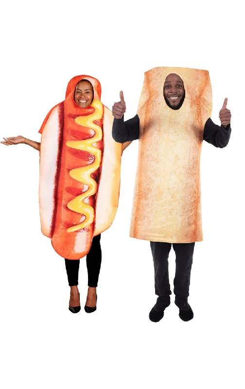 Hotdog & Chip Couples Costume