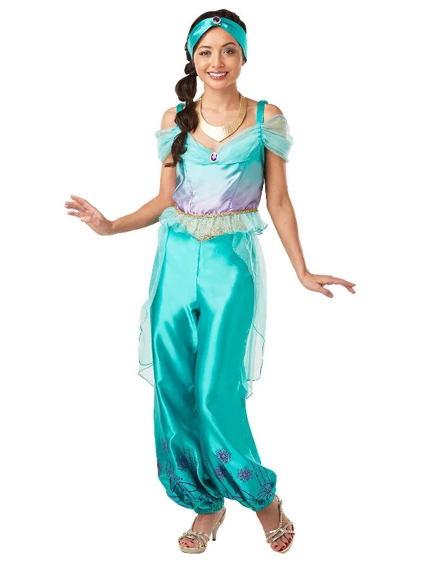 Jasmine Deluxe Costume for Adults - Disney Aladdin