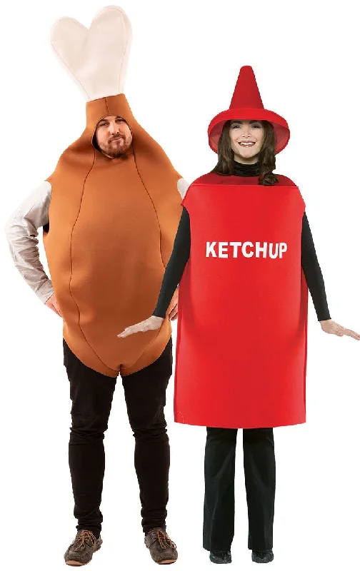 Ketchup & Chicken Couples Costume