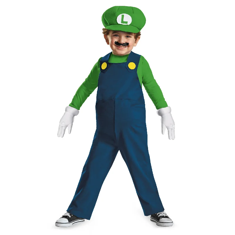 Luigi Costume for Toddlers, Super Mario Bros.