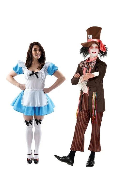 Mad Hatter & Alice Couples Costume