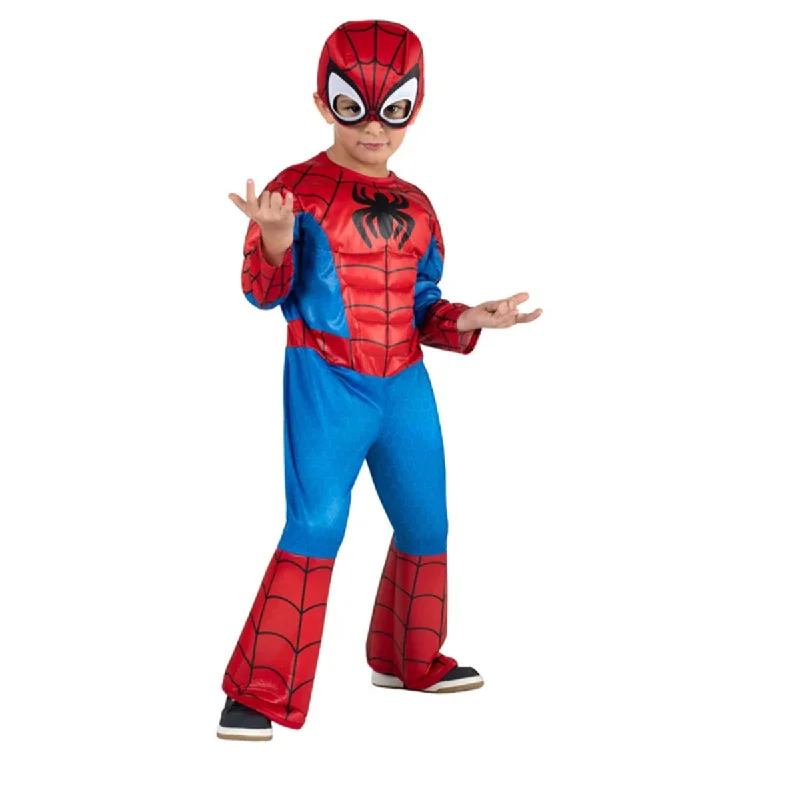 Marvel Spider-Man Costume for Toddlers, Padded Jumpsuit