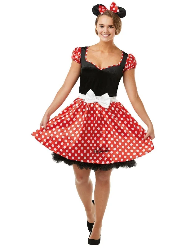 Minnie Mouse Costume for Adults - Disney Mickey Mouse