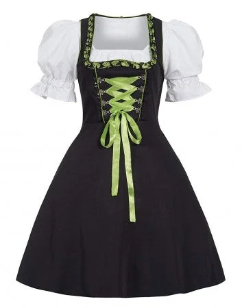 Oktoberfest Lederhosen German Couple Beer Green Costume