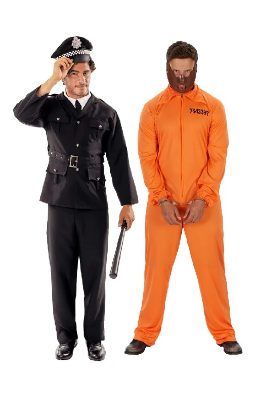 Police & Convict Couples Costume