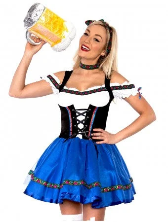 Premium Oktoberfest Beer Maid Wench Couple Costumes