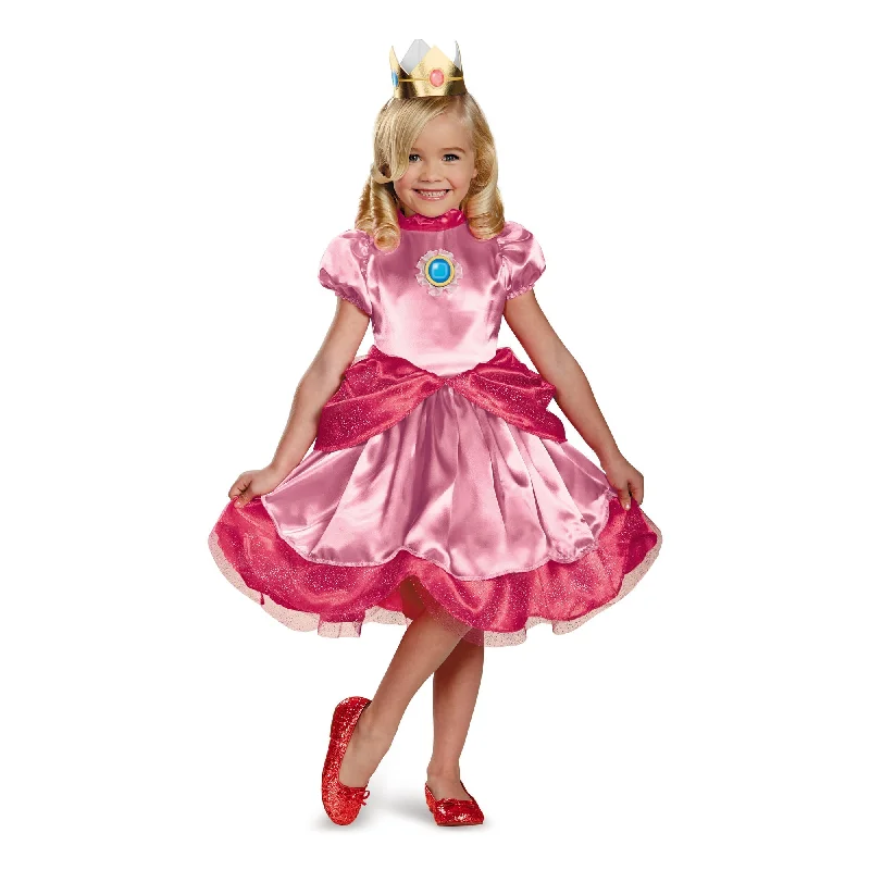 Princess Peach Deluxe Costume for Toddlers, Super Mario Bros.